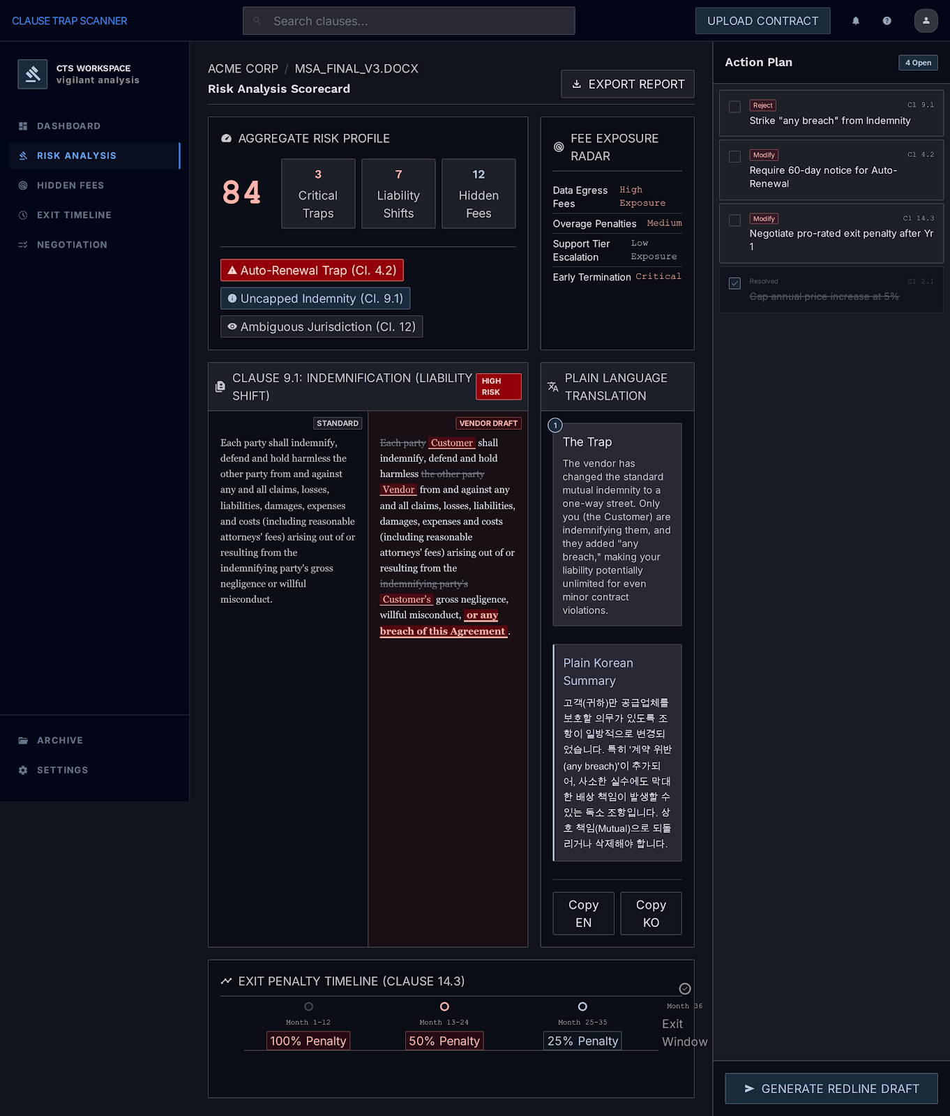 Clause Trap Scanner preview